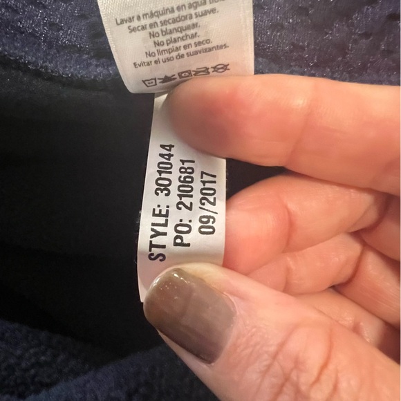 Vineyard Vines Navy Fleece hooded Jacket unisex size large - Picture 14 of 14